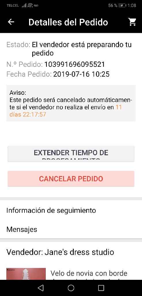 Mantilla de Alliexpress - 1