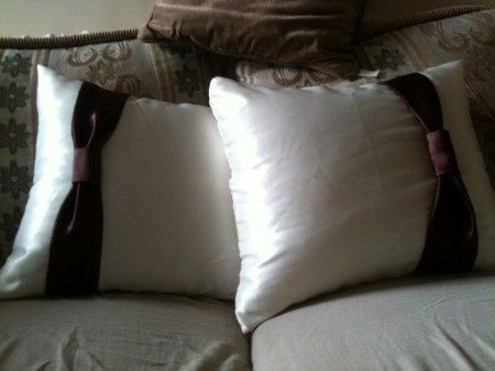 Cojines Boda Ivory /cafe