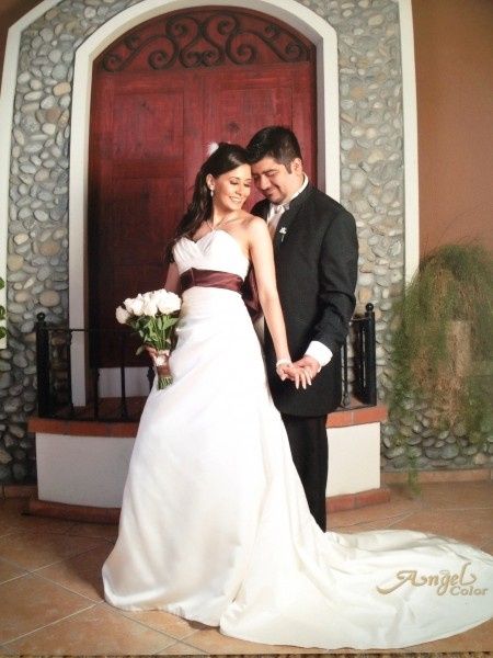 Fotos del Día de la Boda en el Estudio.