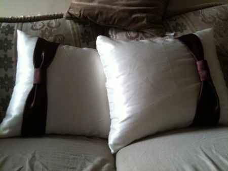 Cojines Boda Ivory /cafe