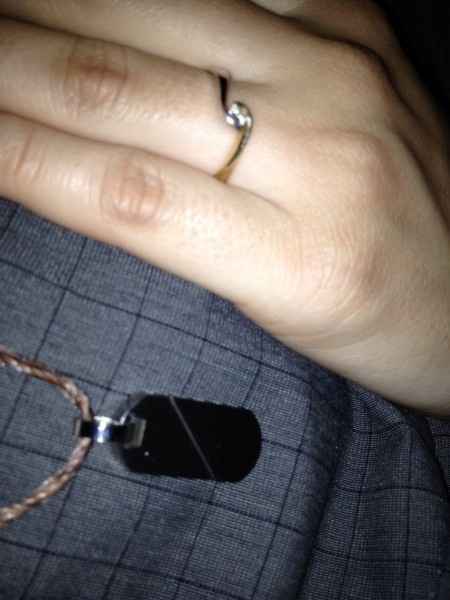 Mi anillo y dije de compromiso de mi amor