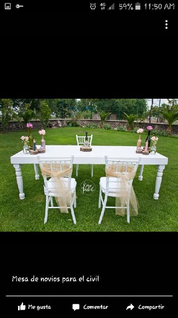 Decoración mesa principal - 2