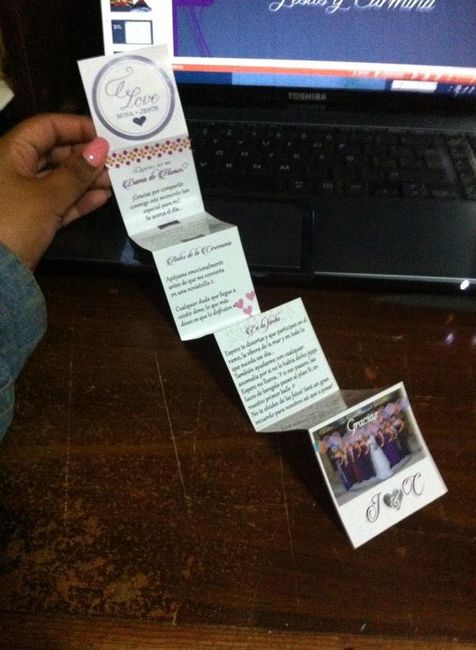Mini invitación