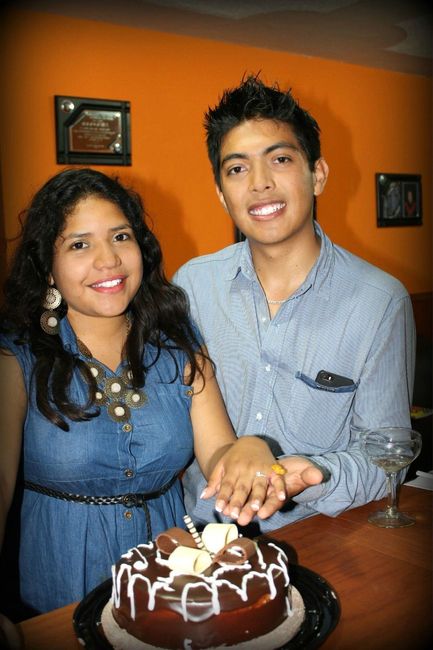 Festejando con pastel