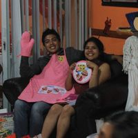 Recibiendo regalos