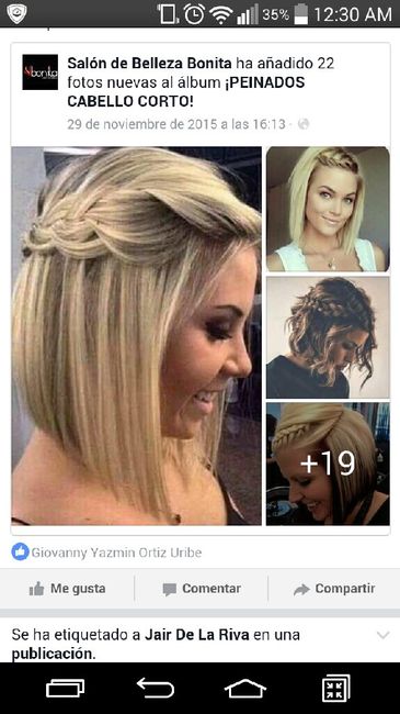 Cabello corto? tocados lindos p ti - 1