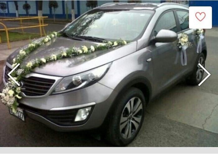 Como adornar el carro donde iras al altar. - 1