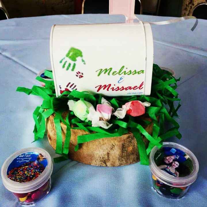 Centro de Mesa "Buzón"