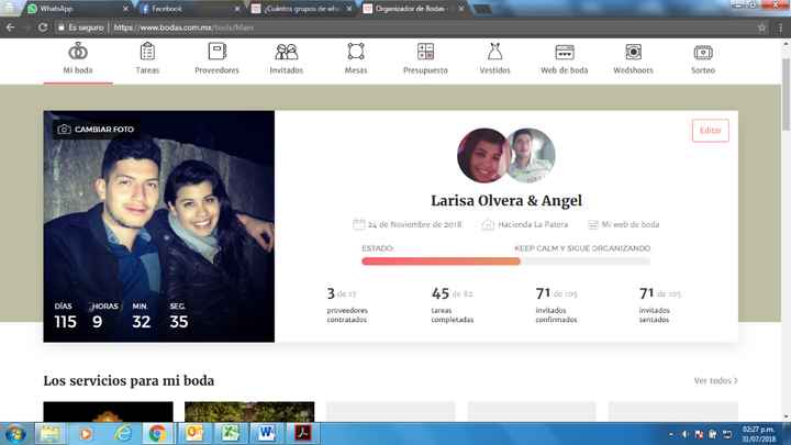 Pero realmente no cuento los 115 días