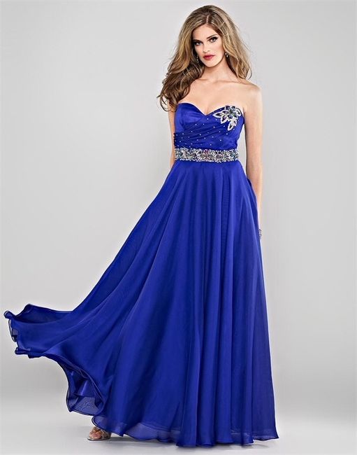 Vestidos Para Las Damas En Color Azul Rey Foro Moda Nupcial Bodas Com Mx