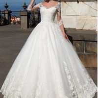 Él me ayudó a elegirlo, ambos nos enamoramos de este vestido ♥