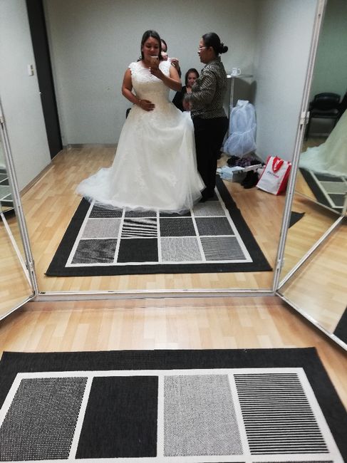 úLtima prueba del vestido 👰🏽🥰 - 3