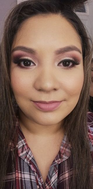 Ultima prueba de peinado y maquillaje 👰🏽 6