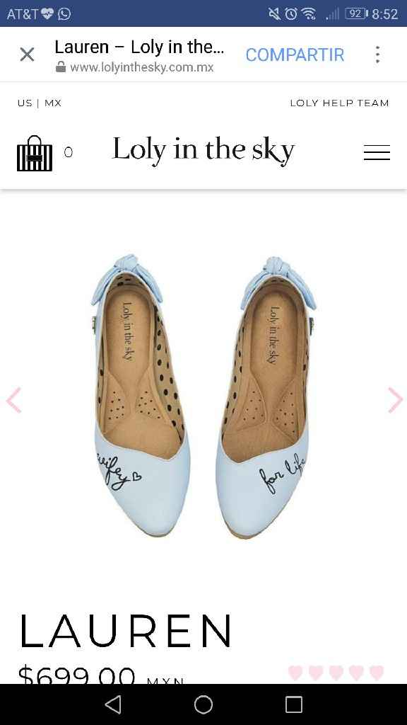 Recomendación de proveedores para zapatillas novia - 1