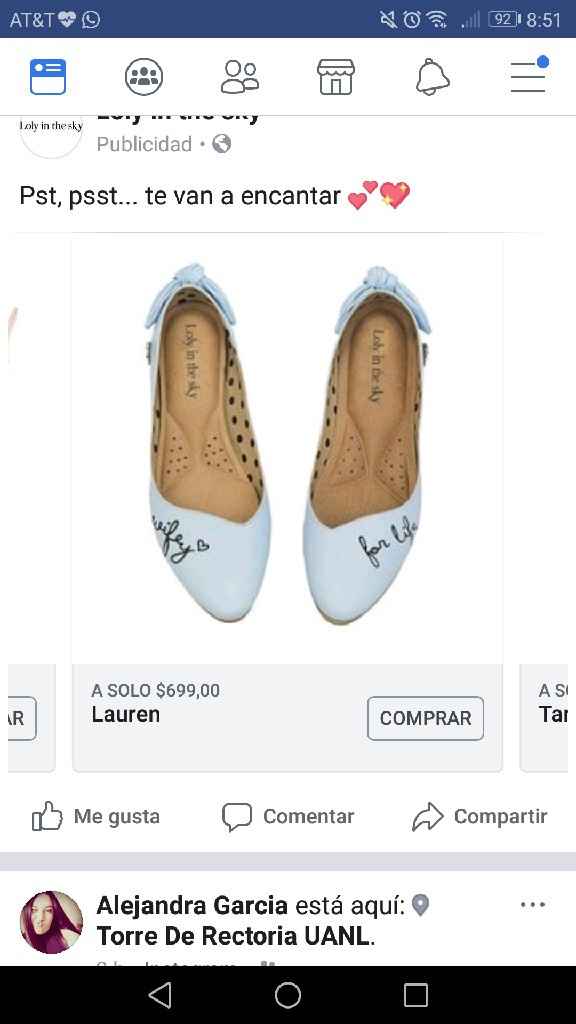 Donde  encuentro zapatillas azules?? - 1