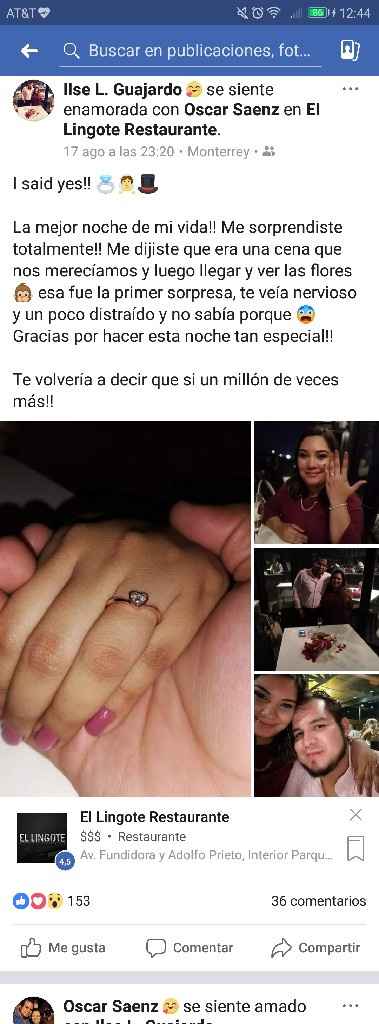 Como anunciaron su compromiso en redes sociales - 1