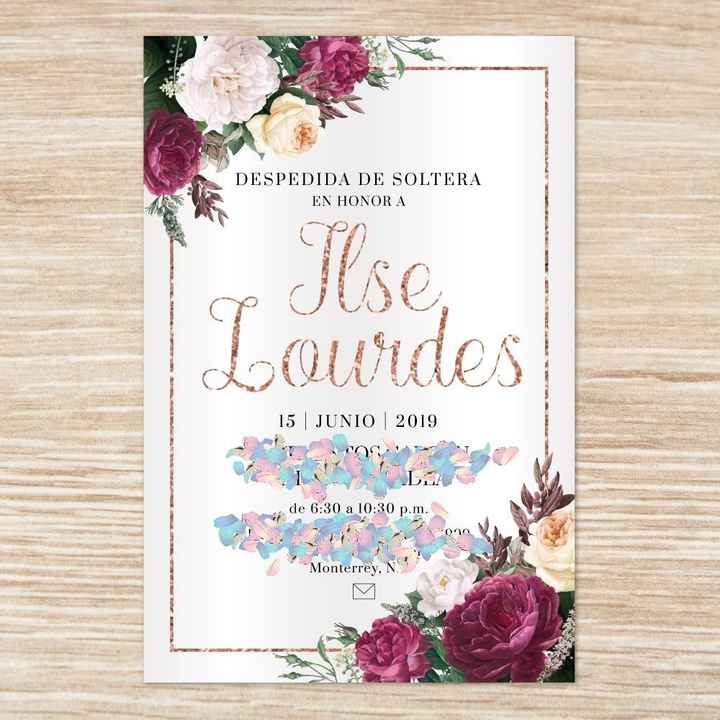 Invitaciones de Despedida de Soltera 💗 - 1