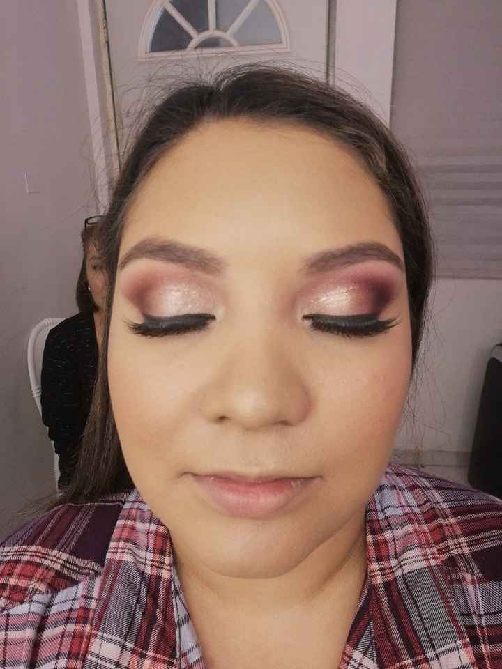 úLtima prueba de peinado y maquillaje 👰🏽 - 2