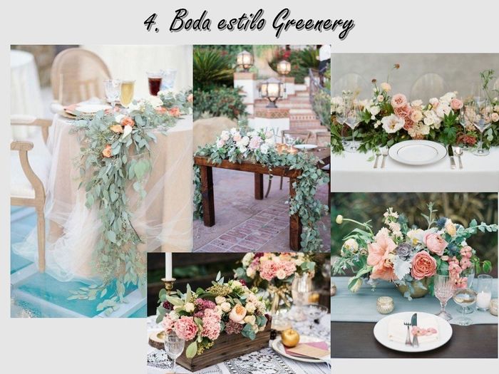 Boda estilo Greenery