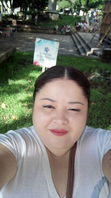 Afuera de un restaurante, no recuerdo donde