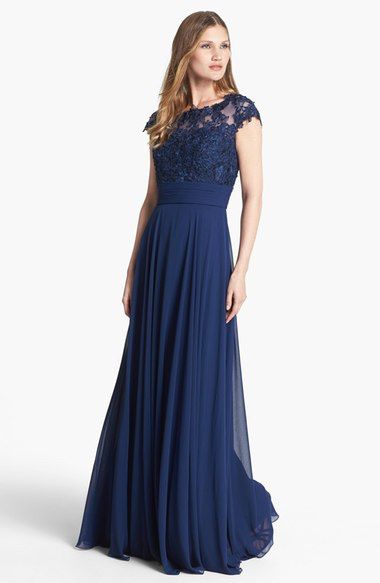 Vestidos para invitadas o Damas en tonos Azul - 1