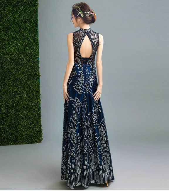 Vestidos para invitadas o Damas en tonos Azul - 4