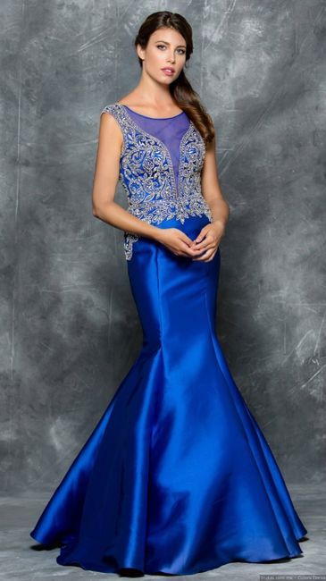 Vestidos para invitadas o Damas en tonos Azul - 7