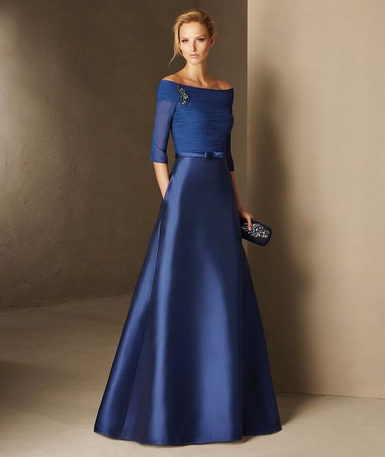 Vestidos para invitadas o Damas en tonos Azul - 10