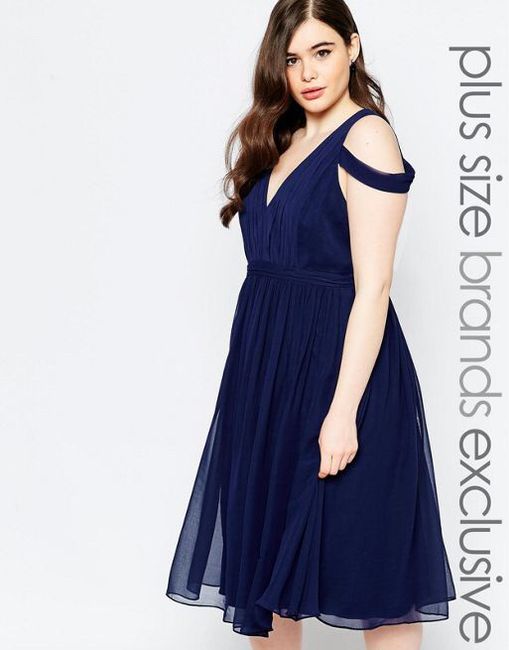 Vestidos para invitadas o Damas en tonos Azul - 17