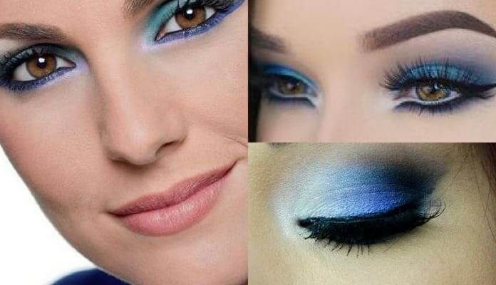 Yes i do al azul 💙 en el maquillaje 3