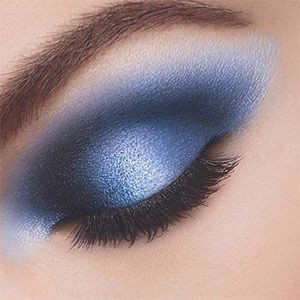 Yes i do al azul 💙 en el maquillaje 18