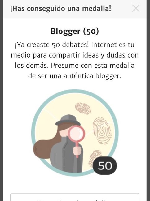 Me gane una medalla 🏅😍, ya tengo 27 - 1