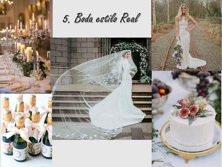 Boda estilo real