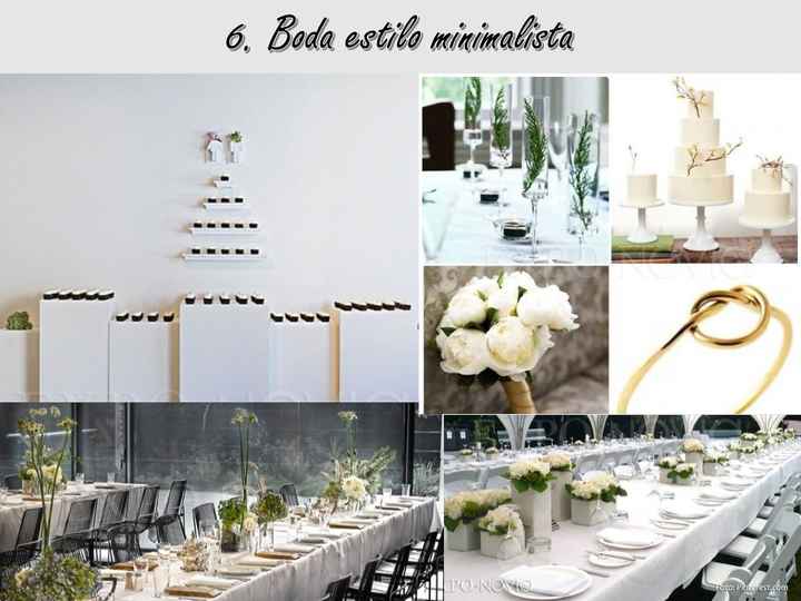 Boda estilo Minimalista