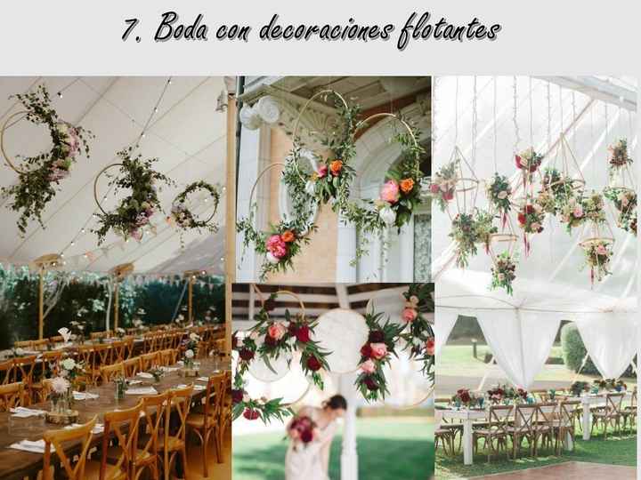 Boda estilo decoraciones flotantes