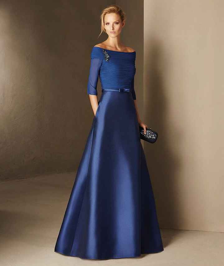 Vestidos para invitadas o Damas en tonos Azul - 10