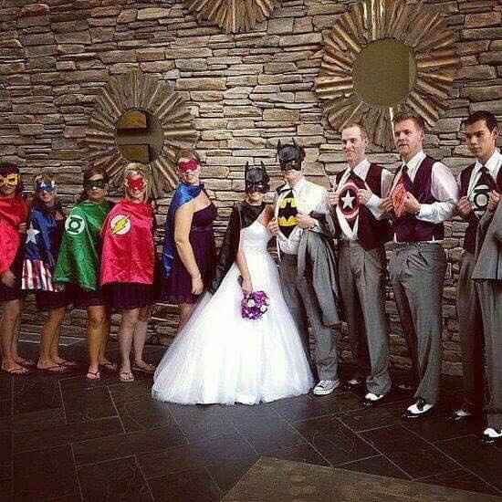boda temática super héroes
