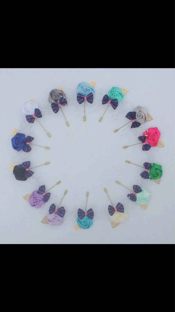 Botonera para novio y papás de los novios - 5