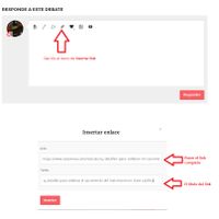 Pasos para insertar un link externo