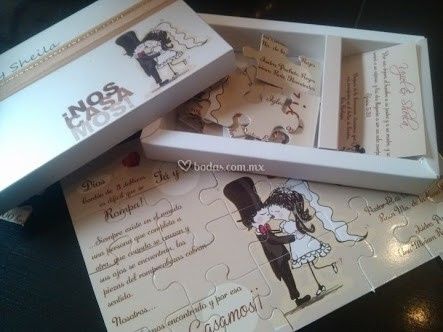 Invitaciones de rompecabezas - 1