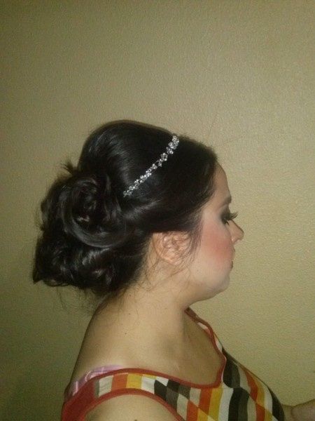 Prueba de peinado y maqillaje