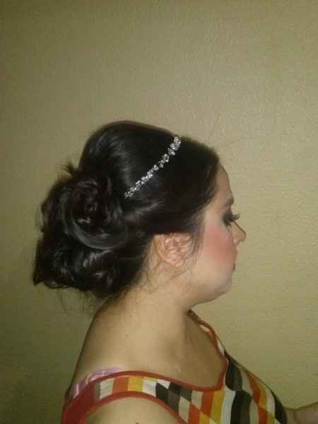 Prueba de peinado y maqillaje