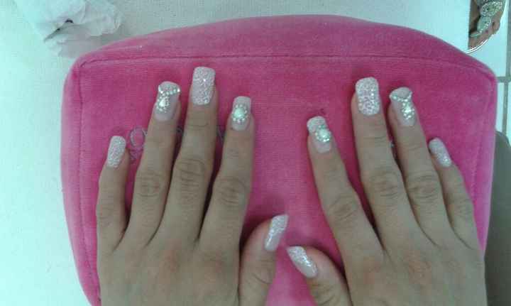 Mis uñas!!! a un día de mi boda :) - 1
