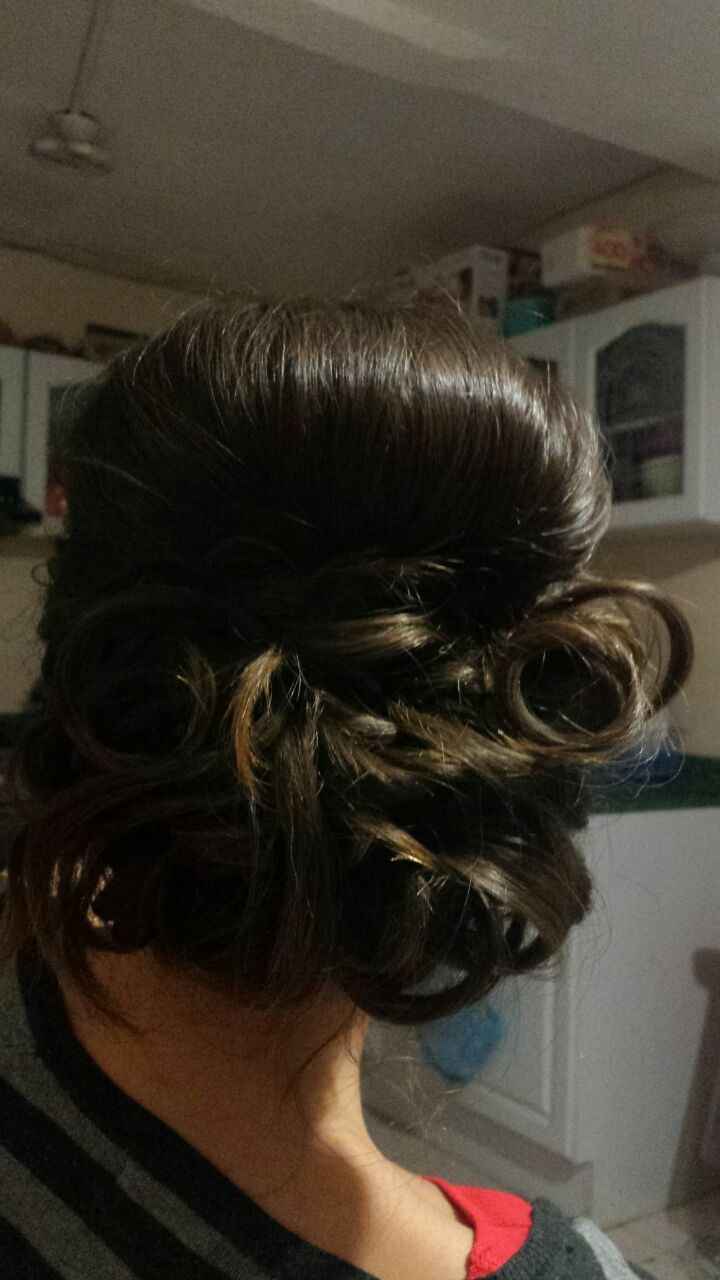 Mi Prueba de peinado y Maquillaje - 1