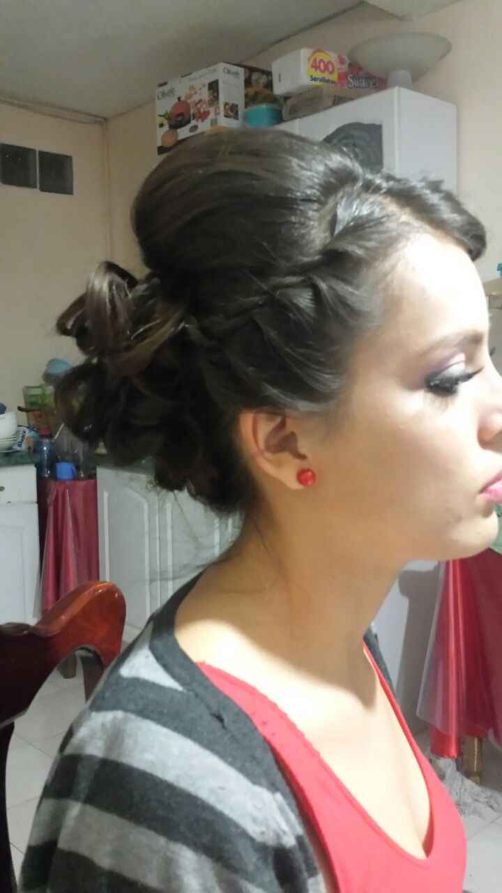 Mi Prueba de peinado y Maquillaje - 2