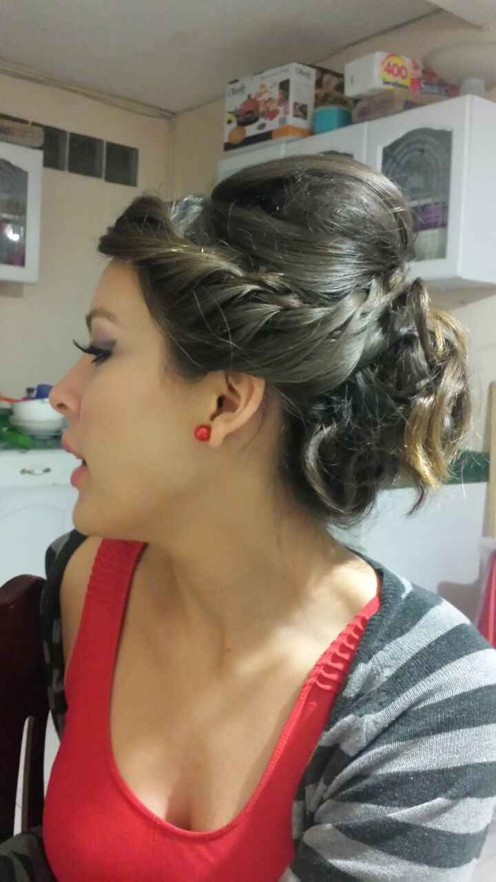 Mi Prueba de peinado y Maquillaje - 4