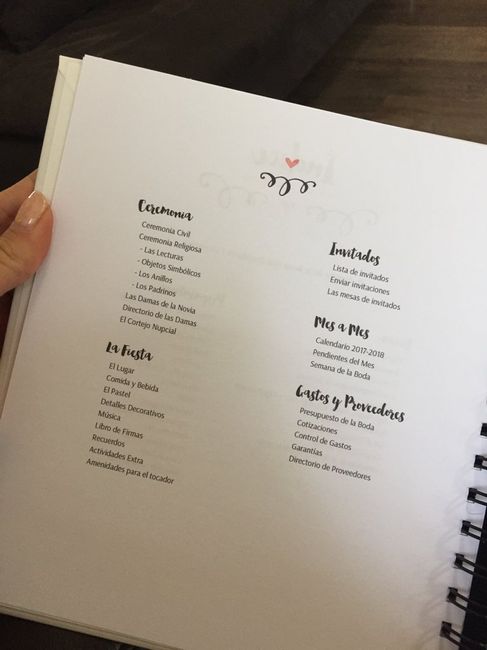 Mi agenda de boda - 3