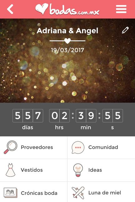 Ya no se ven las fechas de sus bodas :/ - 1