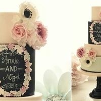 Pastel Boda negro