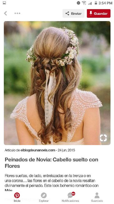 Corona o tocado de flores...🌸🌻🌷 - 3